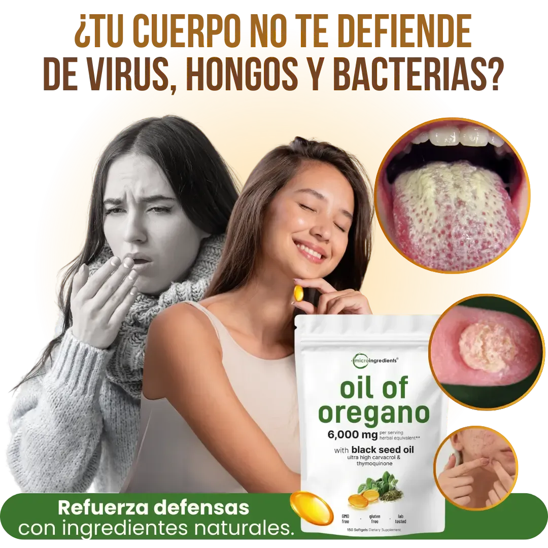 Cápsulas de aceite de orégano (60 cápsulas) UPSEL