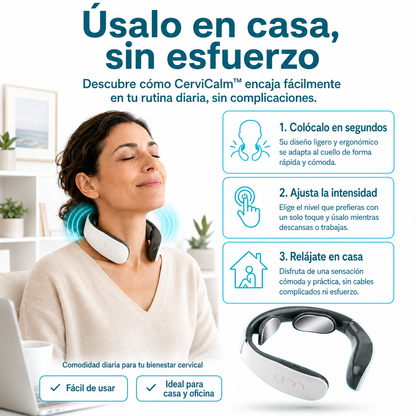 💆CerviCalm™ — Masajeador Cervical + Gel Alivio de REGALO ¡SOLO HOY! 🎁