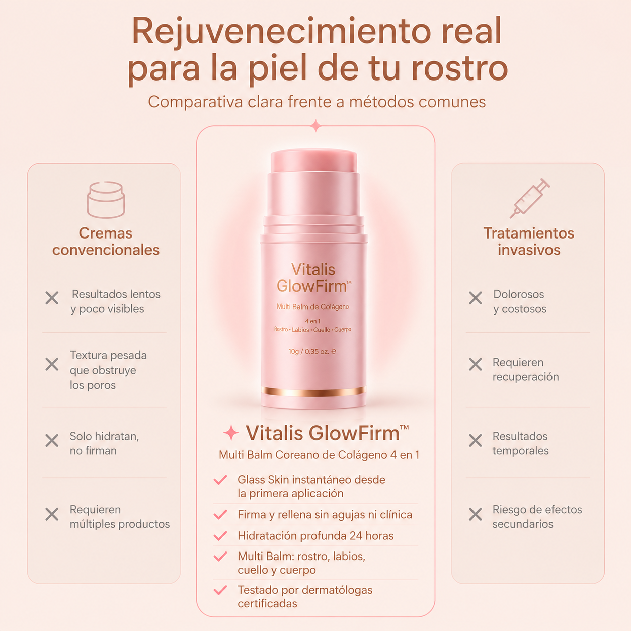 ✨Vitalis GlowFirm™ - El Multi Balm Coreano de Colágeno que Firma, Ilumina y Rejuvenece tu Rostro + ¡Paga 1 y Llévate 2! SOLO HOY🔥