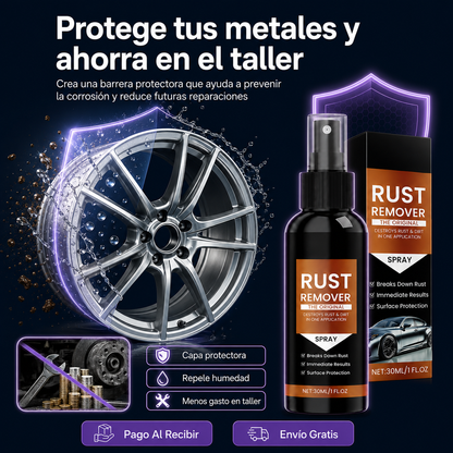 RustRemover™ - Spray Elimina el Óxido al Instante + ¡Paga 1 y Llévate 2! SOLO HOY + ENVÍO GRATIS 🔥