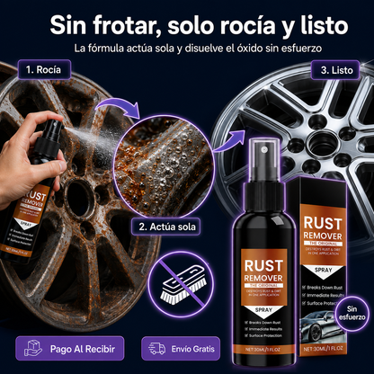 RustRemover™ - Spray Elimina el Óxido al Instante + ¡Paga 1 y Llévate 2! SOLO HOY + ENVÍO GRATIS 🔥