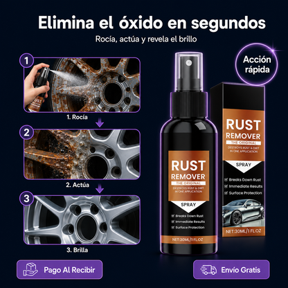 RustRemover™ - Spray Elimina el Óxido al Instante + ¡Paga 1 y Llévate 2! SOLO HOY + ENVÍO GRATIS 🔥