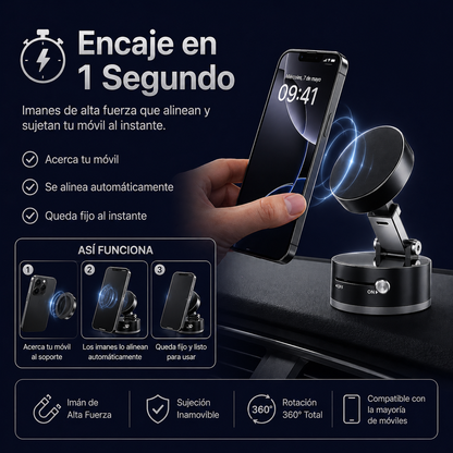 NovaMag™ - Soporte Magnético Profesional 360°+ ¡60% DE DESCUENTO SOLO HOY!