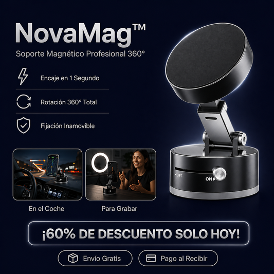 NovaMag™ - Soporte Magnético Profesional 360°+ ¡60% DE DESCUENTO SOLO HOY!