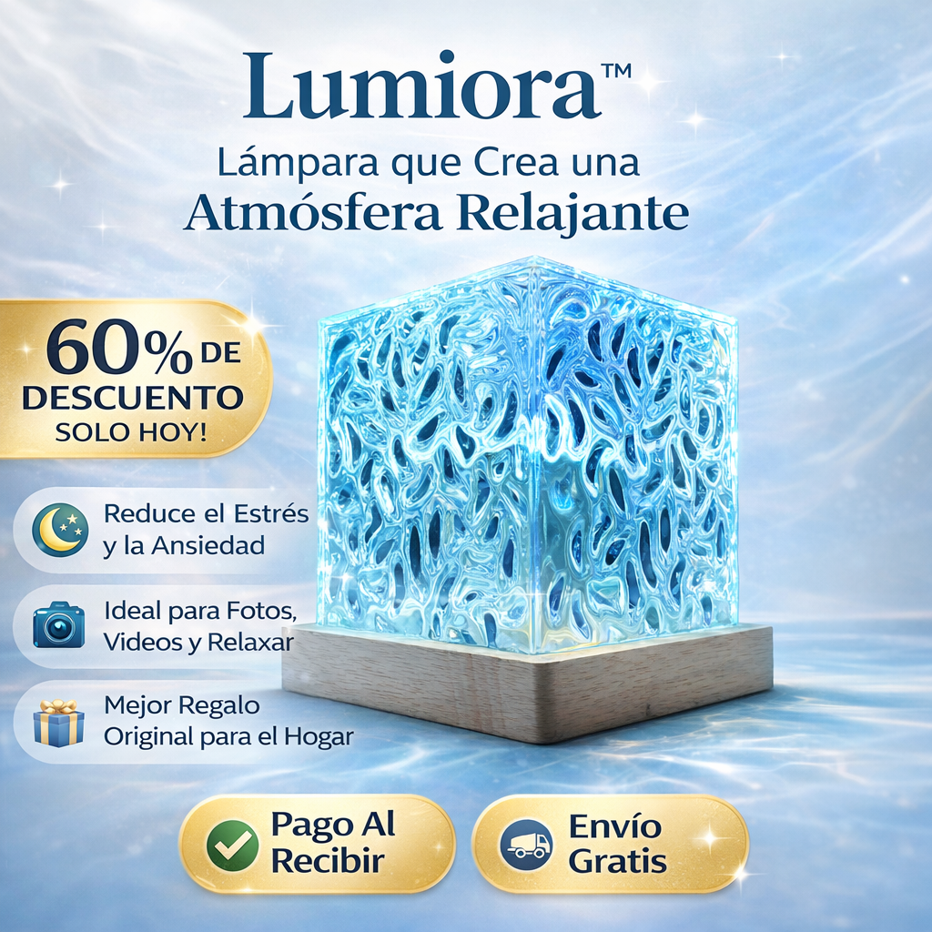 Lumiora™ – Lámpara que Crea una Atmósfera Relajante+¡60 % DE DESCUENTO SOLO HOY!