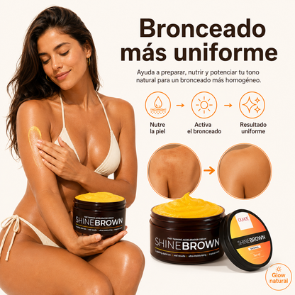 Shine Brown™ - Crema Aceleradora del Bronceado +¡OFERTA 2×1 SOLO HOY!
