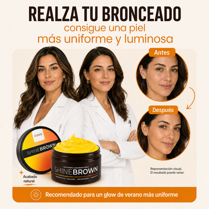 Shine Brown™ - Crema Aceleradora del Bronceado +¡OFERTA 2×1 SOLO HOY!