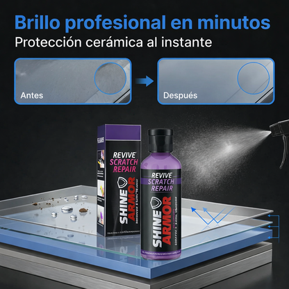 SHINEPRO™ – Spray de Recubrimiento Profesional + ¡Llévate Paño y Esponja de Regalo HOY!