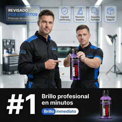SHINEPRO™ – Spray de Recubrimiento Profesional + ¡Llévate Paño y Esponja de Regalo HOY!