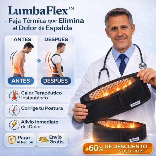 LumbaFlex™ – Faja Térmica que Elimina el Dolor de Espalda al Instante +¡60 % DE DESCUENTO SOLO HOY 🔥