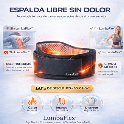 LumbaFlex™ – Faja Térmica que Elimina el Dolor de Espalda al Instante +¡60 % DE DESCUENTO SOLO HOY 🔥