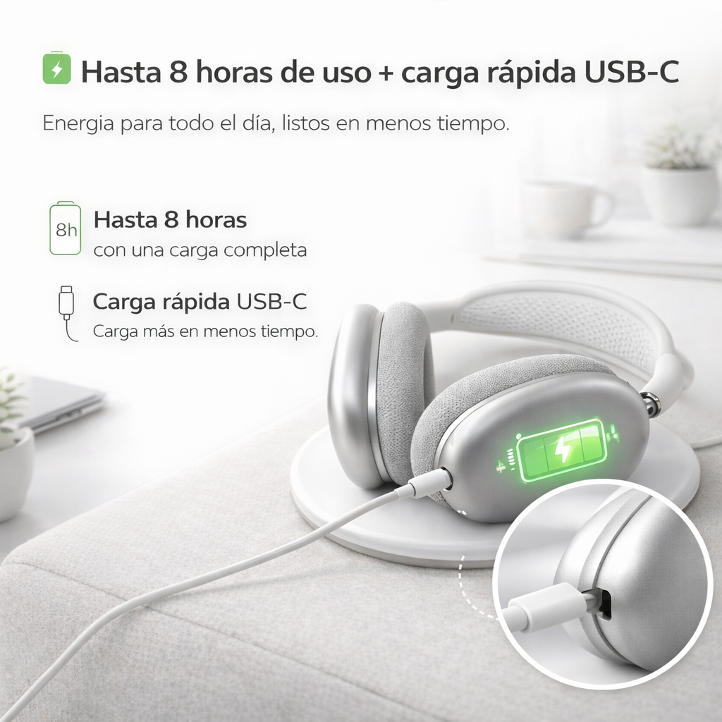 🎧 Air Pods Pro Max ULTRA™ con cancelación de ruido activa + carga rápida USB-C +¡OFERTA VÁLIDA SOLO HOY!🔥