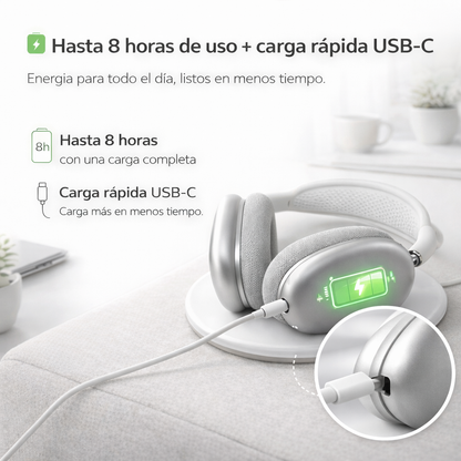 🎧 Air Pods Pro Max ULTRA™ con cancelación de ruido activa + carga rápida USB-C +¡OFERTA VÁLIDA SOLO HOY!🔥