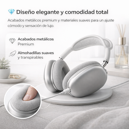 🎧 Air Pods Pro Max ULTRA™ con cancelación de ruido activa + carga rápida USB-C +¡OFERTA VÁLIDA SOLO HOY!🔥