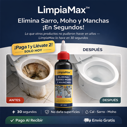 🌪️ LimpiaMax™- Elimina Moho y Manchas +¡Paga 1 y Llévate 2! SOLO HOY🎁