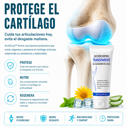ArctiCure™ - Gel Masajeador Antiinflamatorio para los Dolores del Cuerpo + ¡OFERTA 2×1  SOLO HOY! 🔥