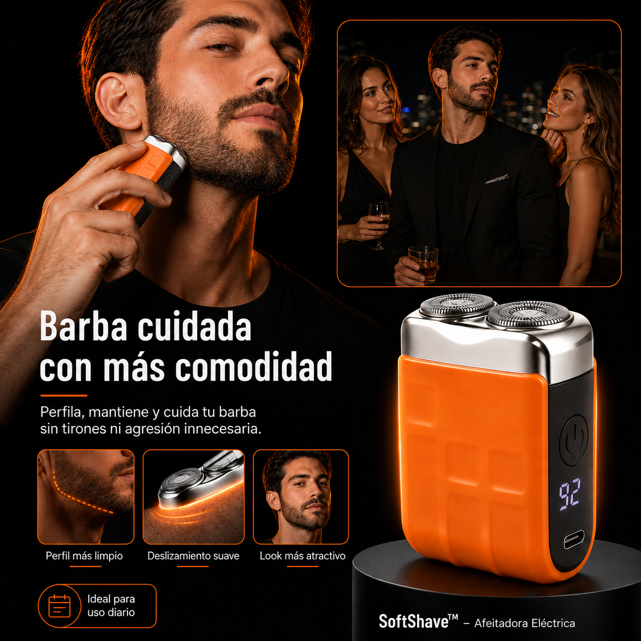 ✨SoftShave™- Afeitadora Eléctrica +¡60% DE DESCUENTO SOLO HOY🔥