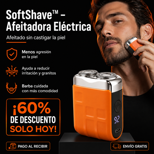 ✨SoftShave™- Afeitadora Eléctrica +¡60% DE DESCUENTO SOLO HOY🔥