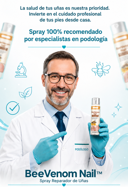 🐝 BeeVenom Nail™ - Spray Reparador de Uñas + ¡Paga 1 y Llévate 2! SOLO HOY🔥