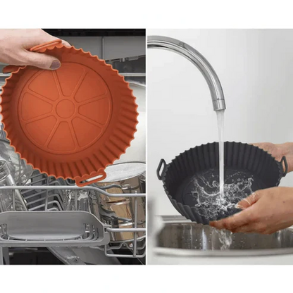 CleanSet 6x1 PROMO™ Moldes Antiadherentes de Silicona para Freidora de Aire